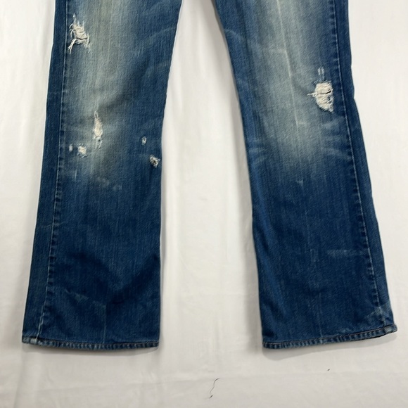 Lucky Brand Low-Rise Distressed Sweet N' Low Flare Jeans - Picture 3 of 12